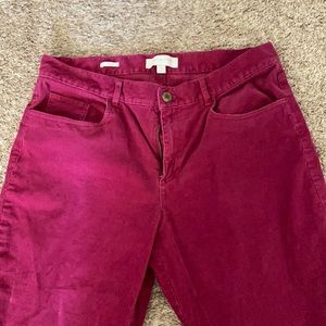 low rise pink velvet pants y2k🫀🫀